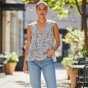 Derek Lam 10 Crosby Silk Top Sz 4